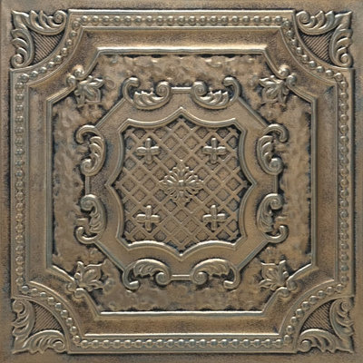 Carreau de plafond en polystyrène à coller 1,6 pi x 1,6 pi Bijou and Bee