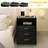  Led Nightstand With Wireless Charging, Smart Bedside Table With Drawers & Usb & Type-c Charging Ports-1481197586