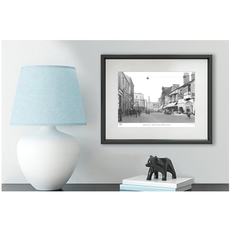 Barnsley, Sheffield Road C1950 - Single Picture Frame Print, 45cm H x 60cm W x 2.3cm D