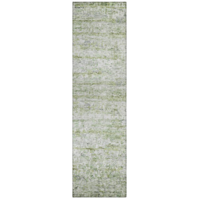 Tova Green Washable Indoor-Outdoor Rug - 