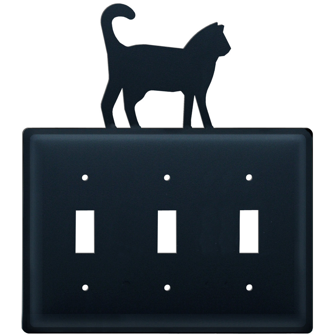 Animals 3 - Gang Toggle Light Switch Combination Wall Plate Village Wrought Iron