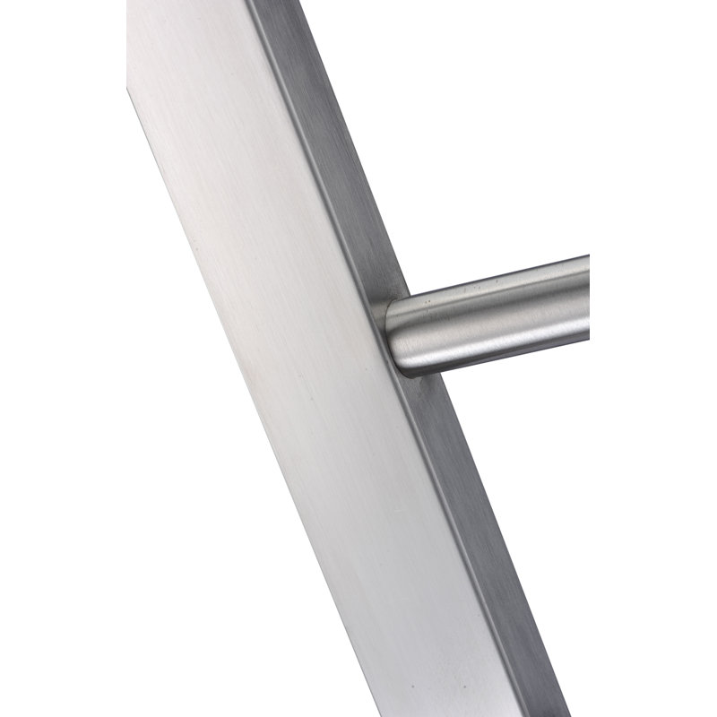 Brushed Nickel 6-Bar Stainless Steel Floor Towel Warmer