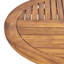 70" Wood Table With -shaded Finish For Outdoor Dining A Flair