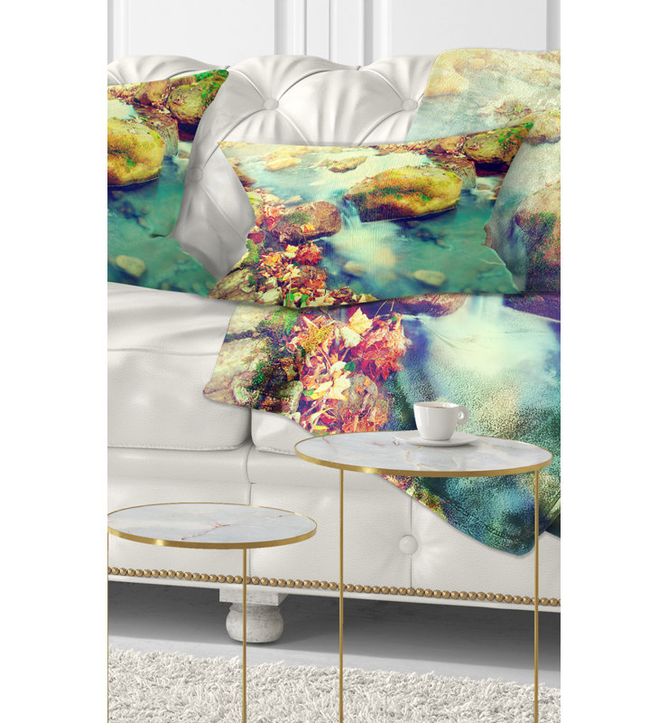Coussin Mountain River avec pierres - Sea & Shore