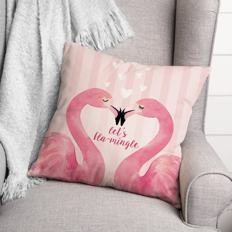 Coussin Flamingo Mistletoe