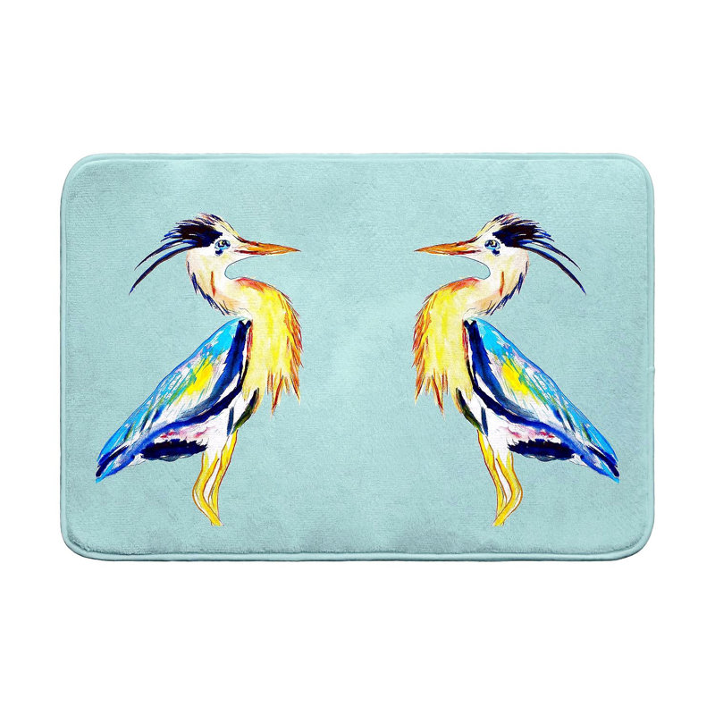Tapis de bain vertical Blue Heron, L 36 po x l 24 po