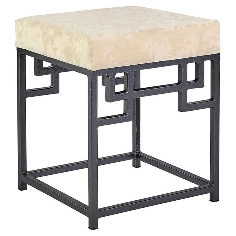 Greek Iron Accent Stool