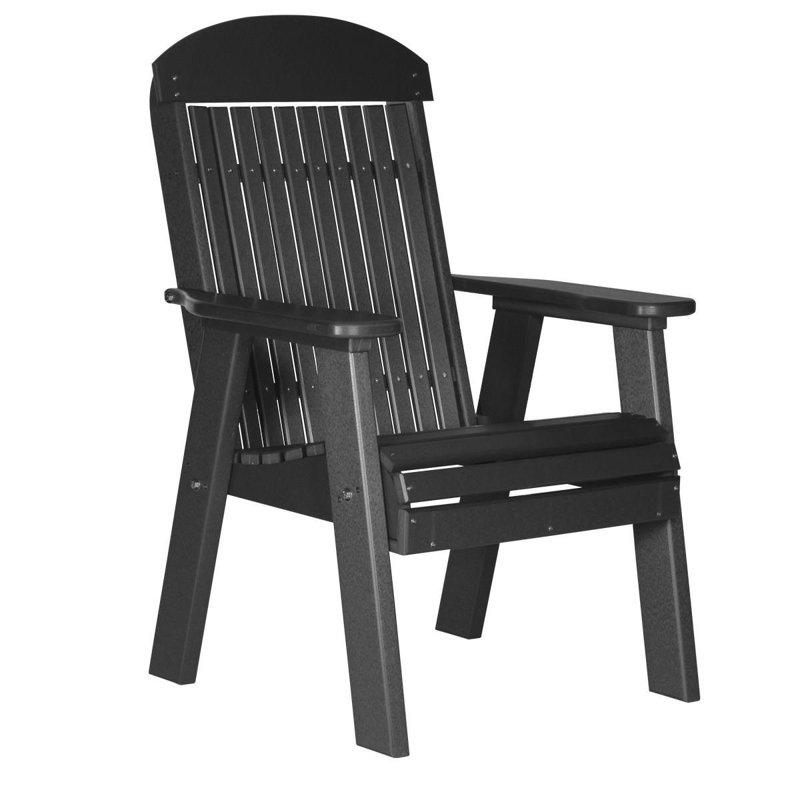 Banc de parc en plastique classic Solok, Noir
