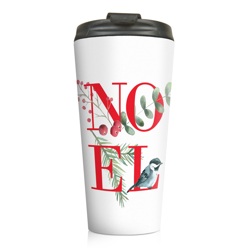 Grande tasse en acier inoxydable Noel
