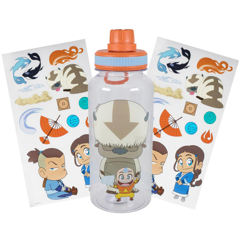 Avocat Chibi Aang & Appa 32 oz. Verre à boire en plastique