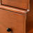 Brown Solid Wood Irregular 6 - Drawer Accent Chest