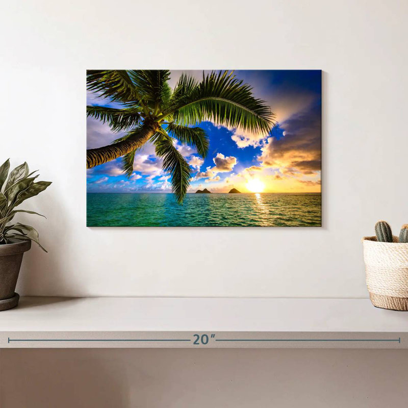 Gillard Lanikai Hawaiian Sunrise, H 8 po x l 12 po
