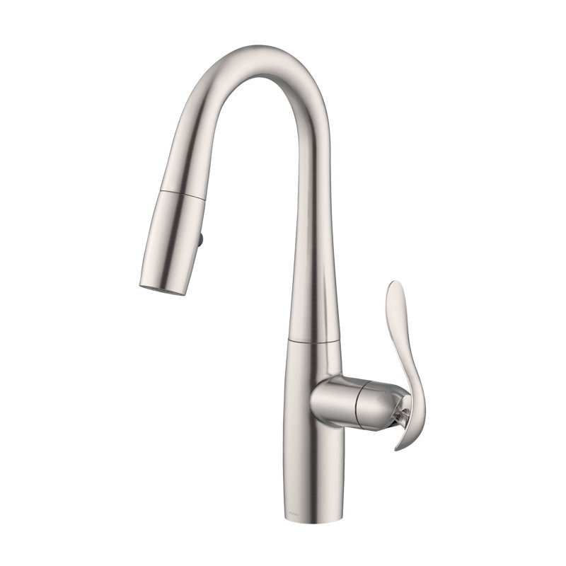 Robinet de bar tactile rétractable Selene, Acier inoxydable