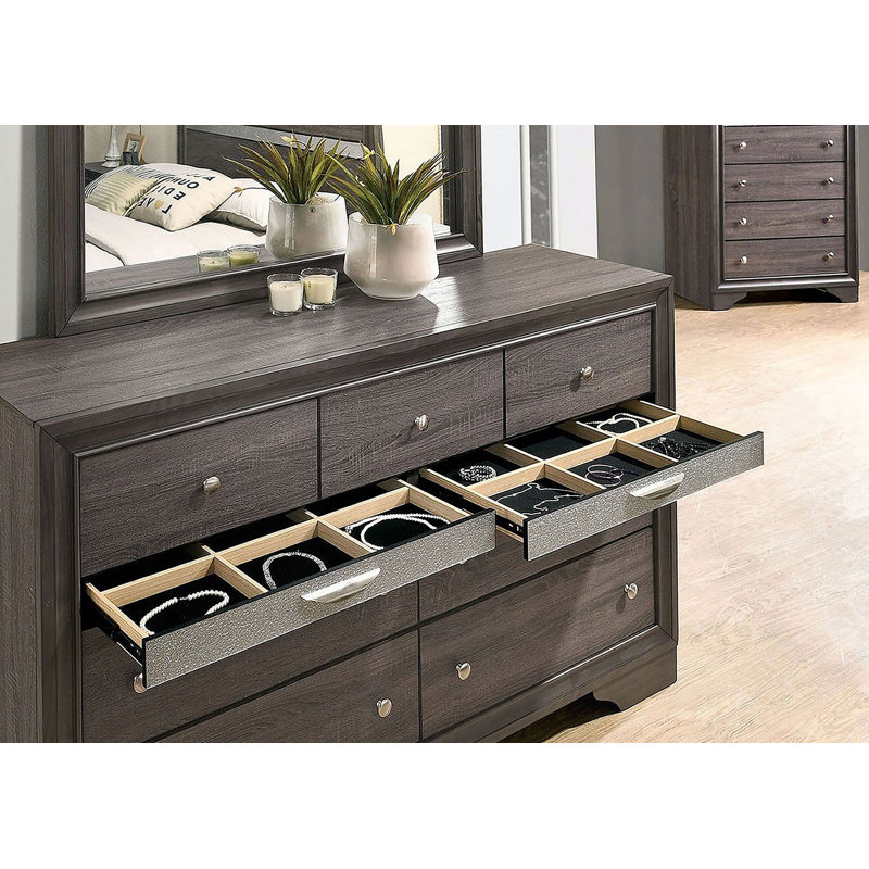 Commode contemporaine 1Pc, Gris