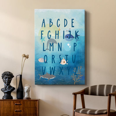Alphabet sous-marin - galerie sur mesure Cavas