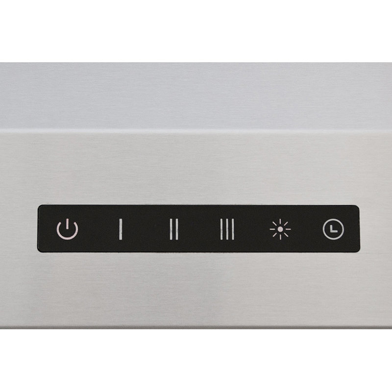 Windster 42" Steel 780 CFM Ducted (Vented) Island Range Hood with Baffle Filter