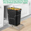 Stainless Steel Kitchen Rubbish Bin-128772357-128772360