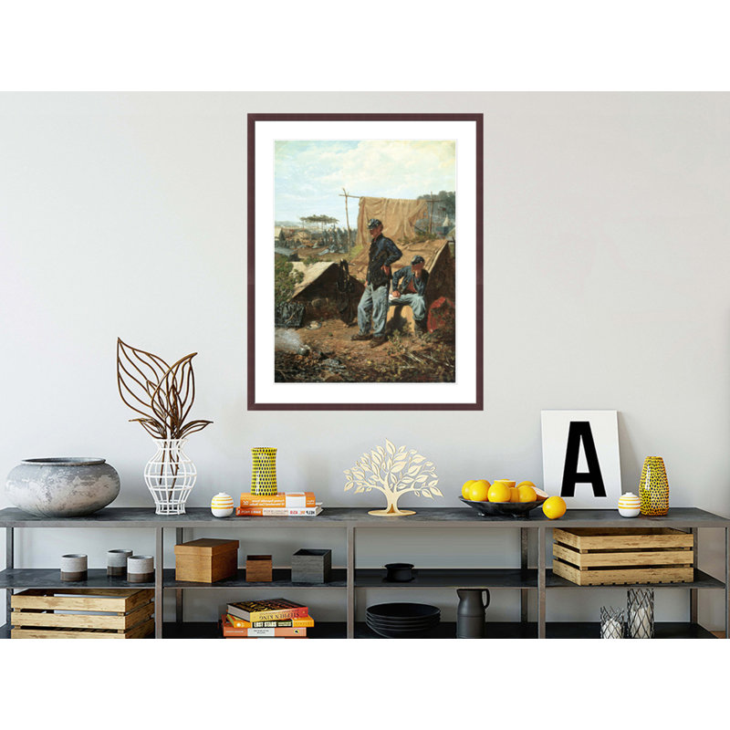 «Home Sweet Home» par Winslow Homer, impression giclée encadrée, H 41,5 po x l 32,91 po