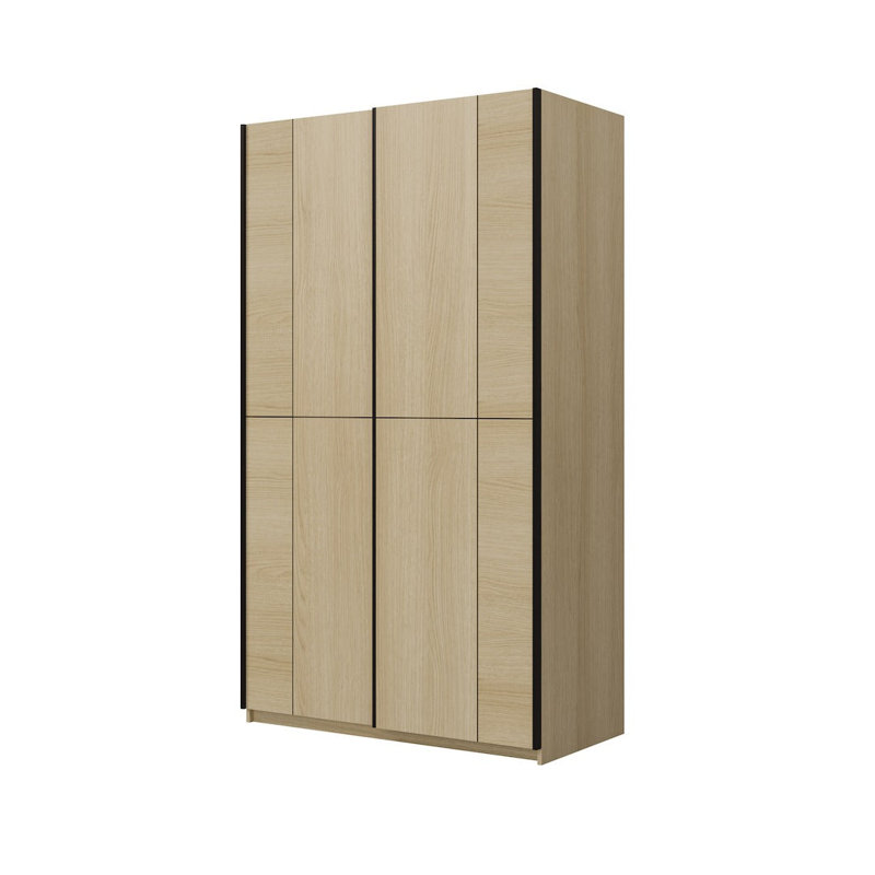 Manufactured Wood Wardrobe, Oak Lindberg