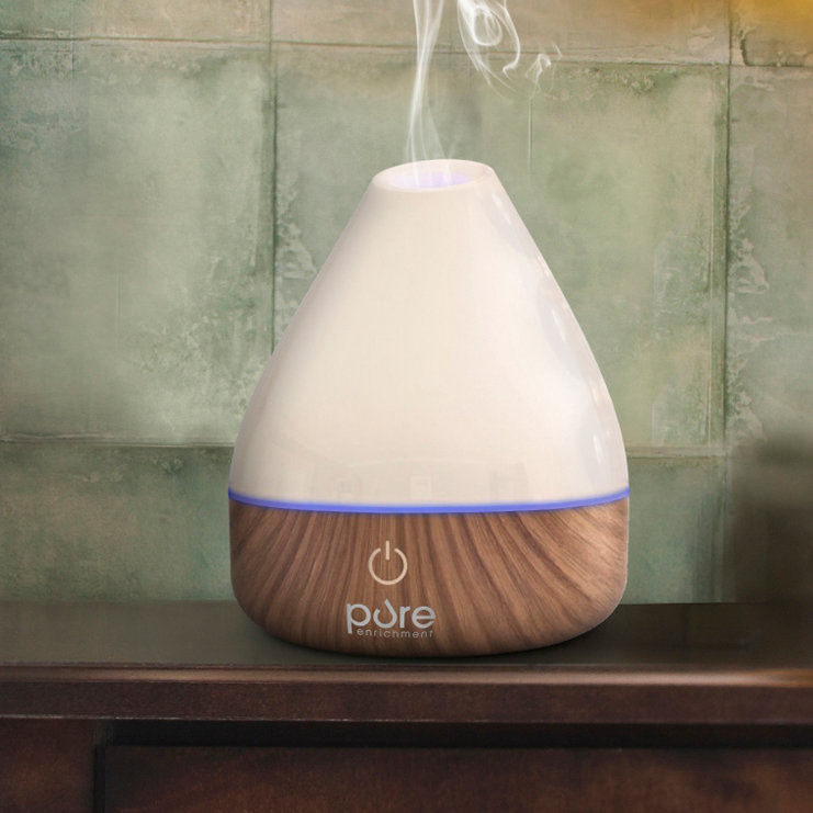 Diffuseur d'huiles naturelles aromathérapie PureSpa, Blanc