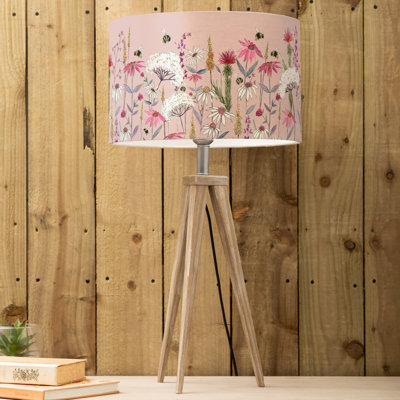 Hermione Solid Wood Tripod Table Lamp