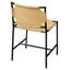 Chaise d'appoint rembourrée en cuir Asher-87290925