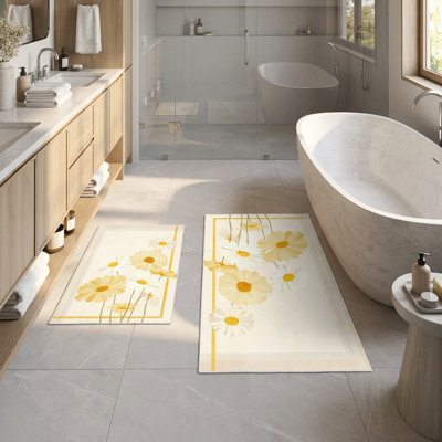 Ensemble de tapis de bain Daisy 2 pièces