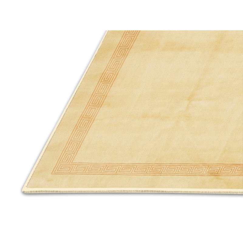 Tapis beige contemporain, Rectangle 5 pi x 7 pi
