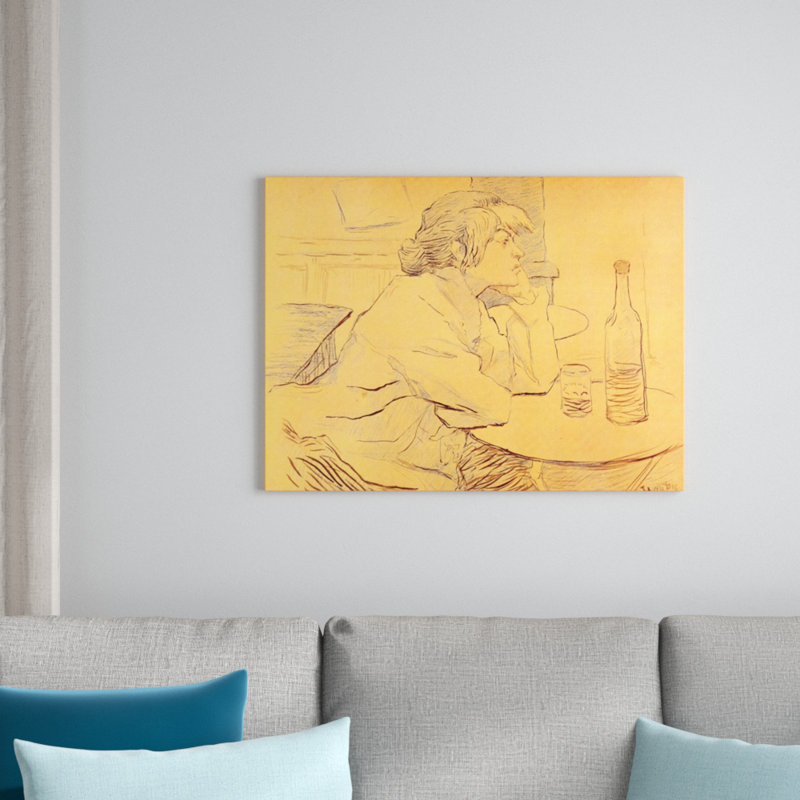 Henri De Toulouse-Lautrec - Wrapped Canvas Print, 60cm H x 80cm W x 1.8cm D
