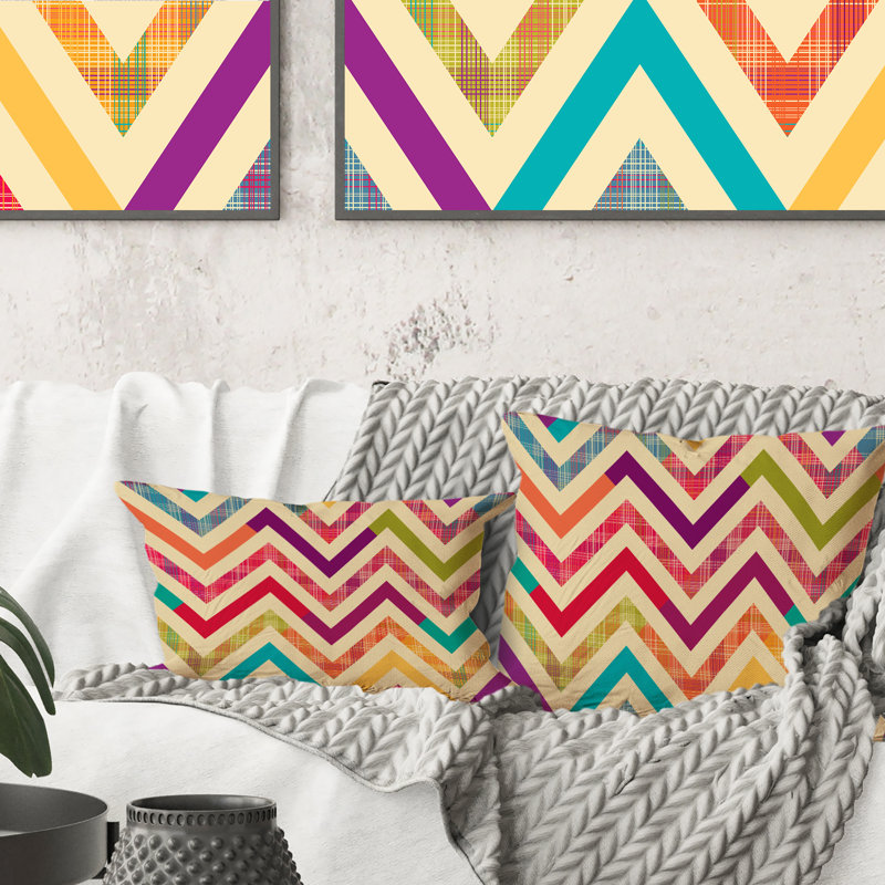 Coussin Zigzag