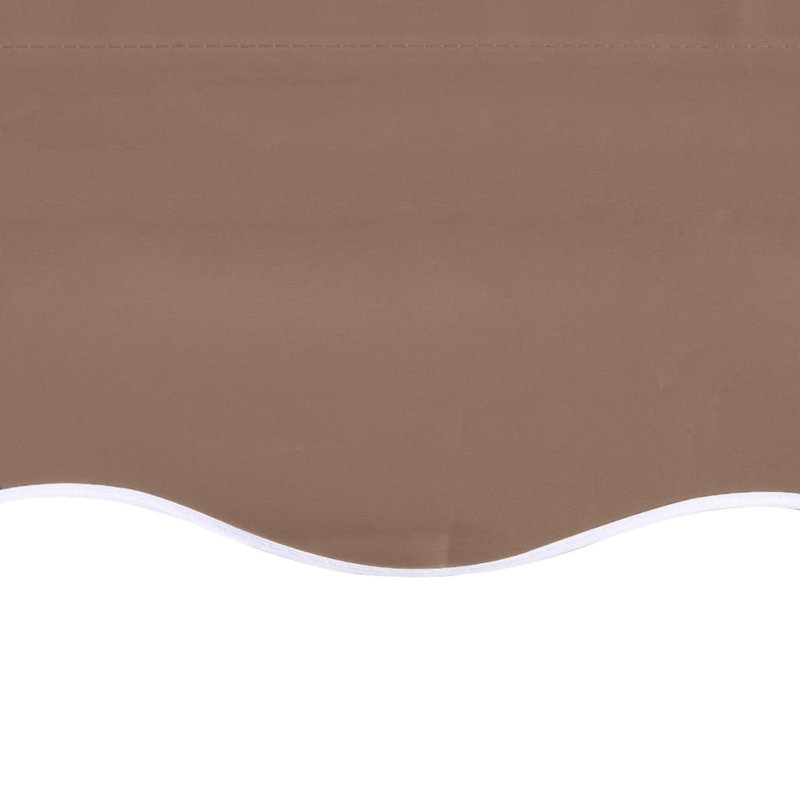 Awning Top Sunshade Canvas , Brown, 450cm W x 300cm D