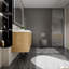 Ensemble de meuble-lavabo double mural 59 po Romer-973555912