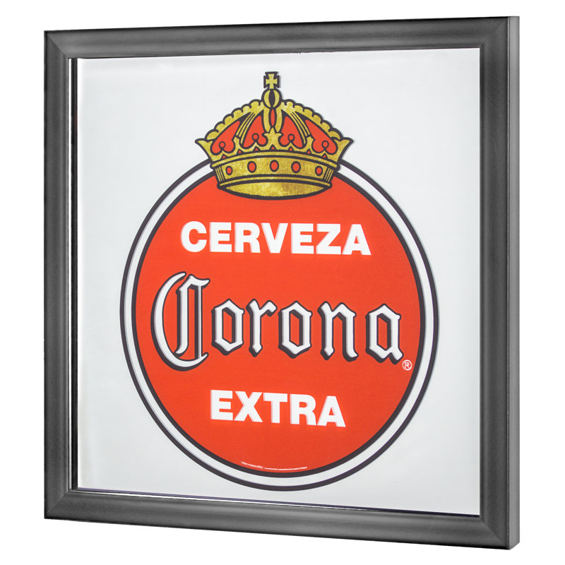 Miroir décoratif à l’écran extra-imprimé rétro corona