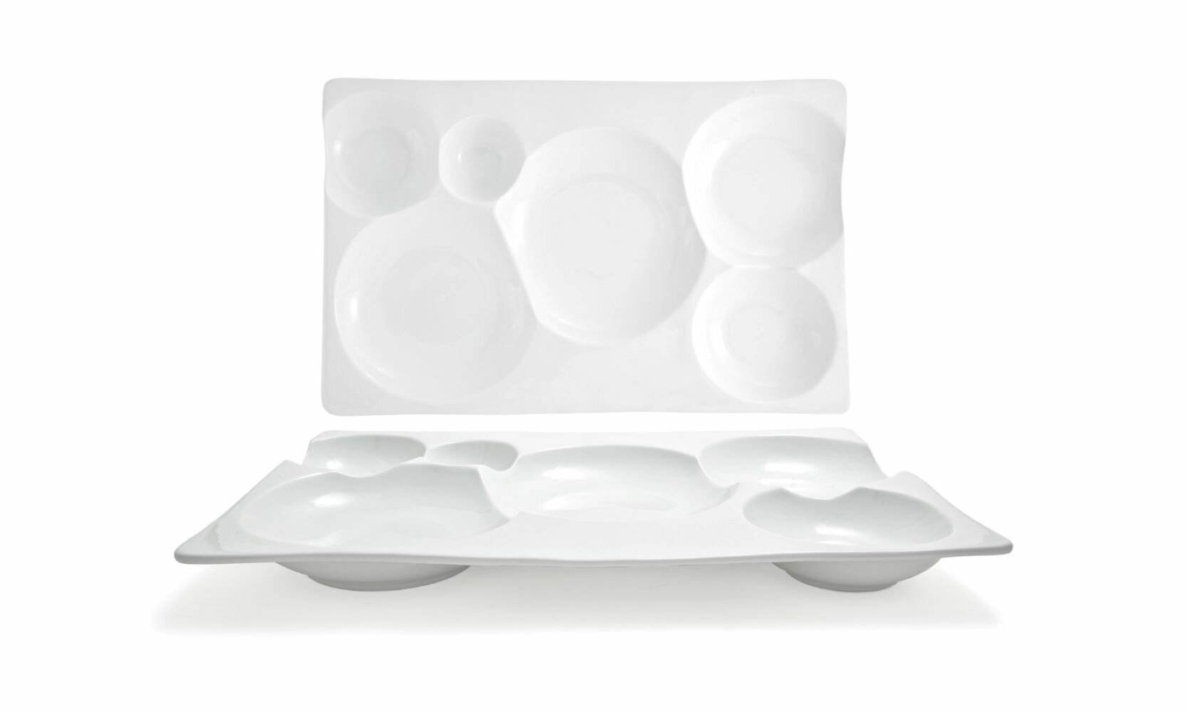 Front Of The House Mod® Porcelain Divided Serving Dish Wayfair 4638