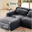 Upholstered 80.4 " L-Shaped Sectional with Ottoman