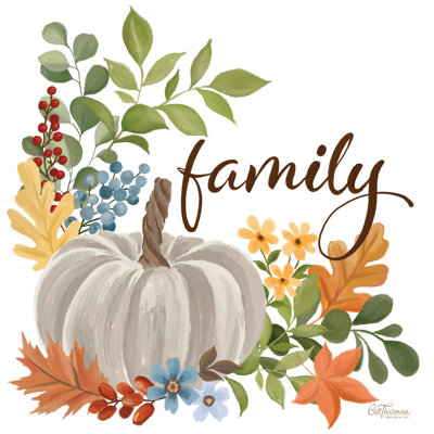 «Family Fall Pumpkin» par Cat Thurman Designs