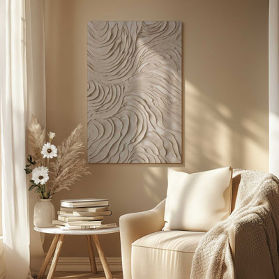 Wave Formations III Rolled Canvas