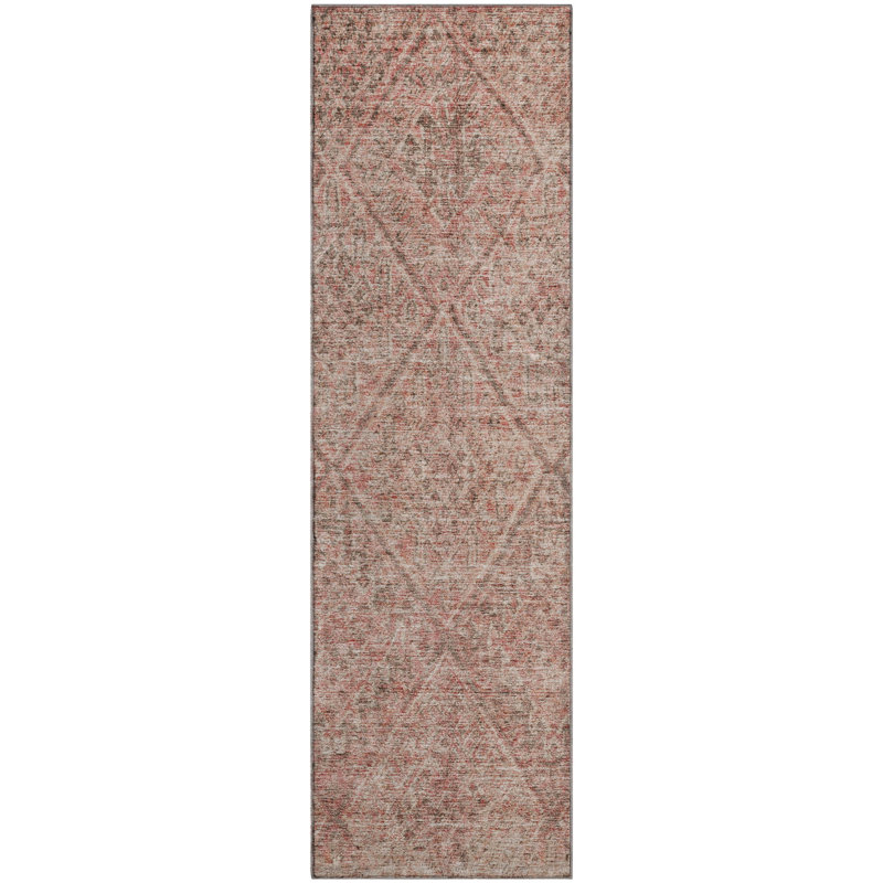 Premium Machine Washable Gurubaksh AMF1148 Moroccan Rug, Runner 2'3" x 7'6"