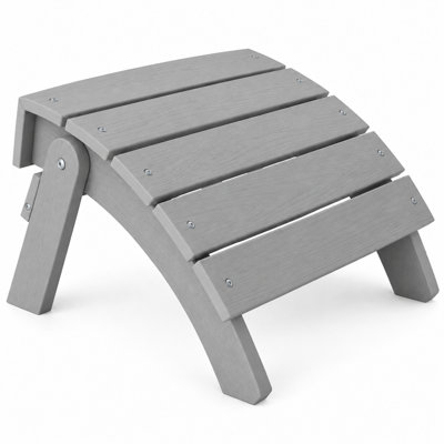 Repose-pieds Hiir Adirondack, repose-pieds pliable extérieur en plastique Adirondack 