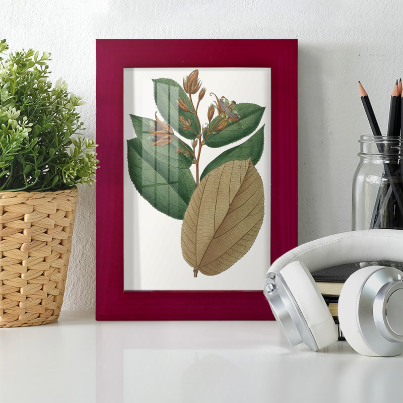 Fall Foliage III, reproduction d'art encadrée, Rouge, H 6 po x l 4 po x P 1 po