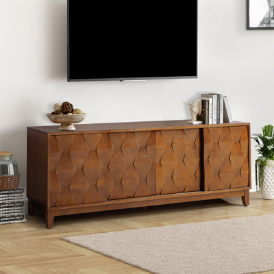 Sara 72'' Media Console for TVs up to 78" with 2 Drawers