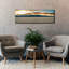 «Mort Valley - Badwater Basin Gold Sunset» par Epic Portfolio, art mural sur toile, 60 po x 20 po