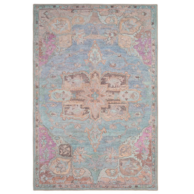 Camily Vintage Look Cotton Area Rug