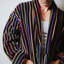 100% Cotton Mid-Calf Bathrobe with Pockets-75051818