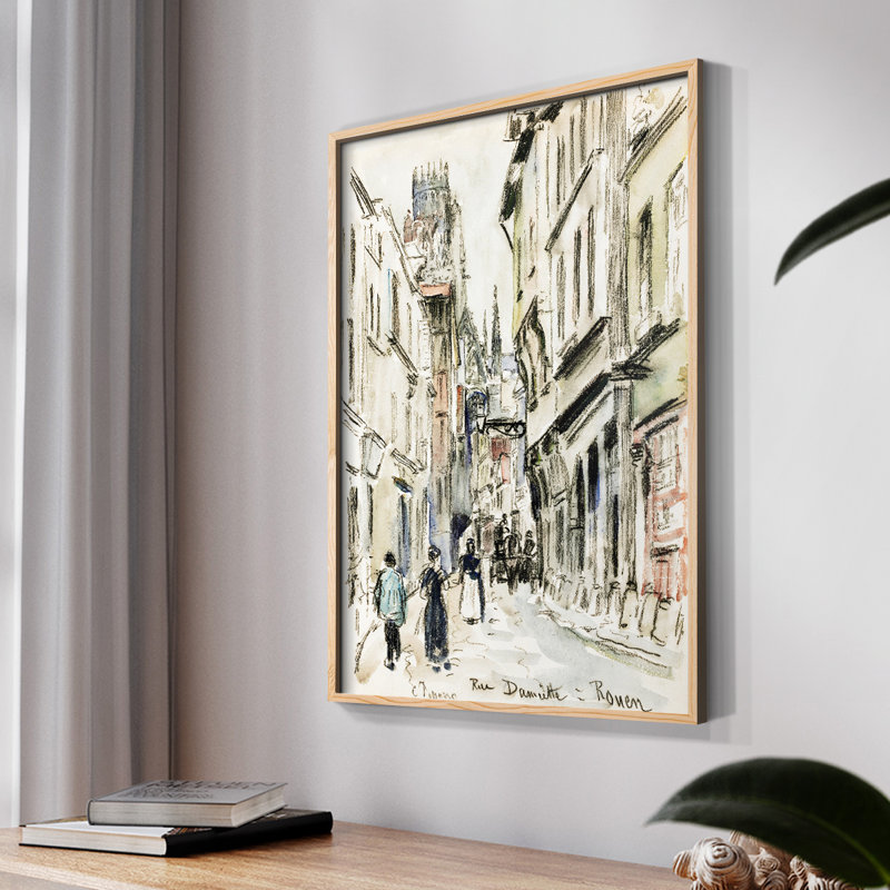 «Vintage Landscape CCVI» sur papier, Naturel