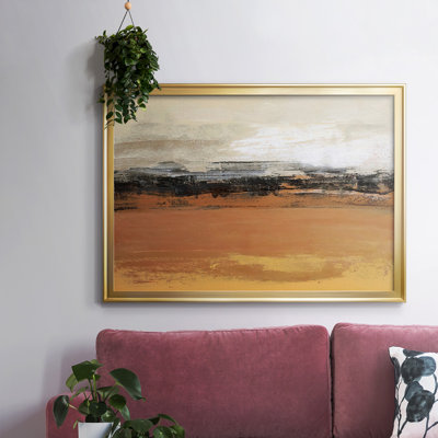 «Bridges Ochre», toile tendue avec châssis en I_2781812