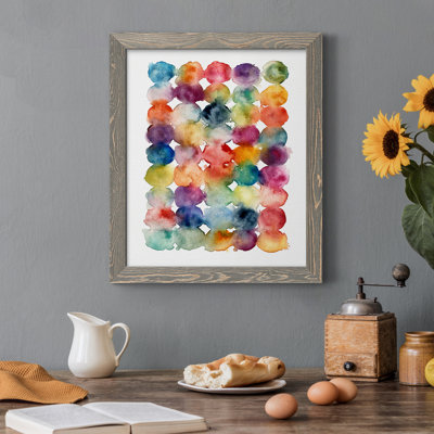 Spectrum Side by Side - Peinture sur toile encadrée