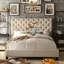 Structure de lit en tissu avec tête de lit ajustable Winston Porter-709296191-709296180