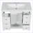 Modern Bathroom Vanity with Sink Combo and Three Drawers-102527792