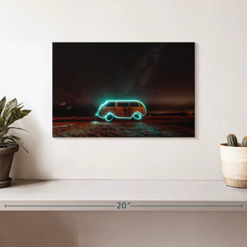 Meon Neon Retro Van